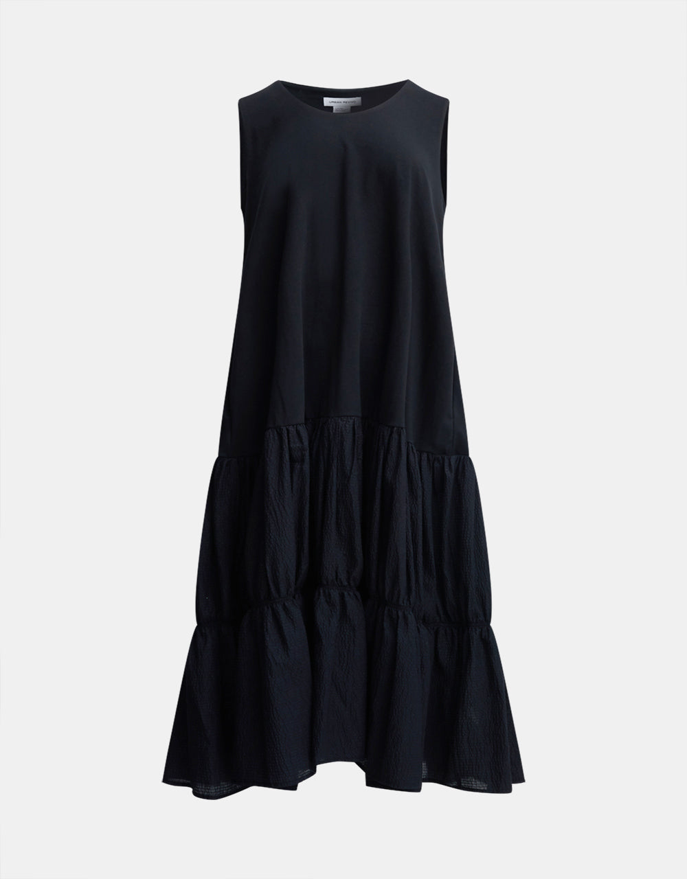 슬리브리스 플리츠 A-Line 드레스
