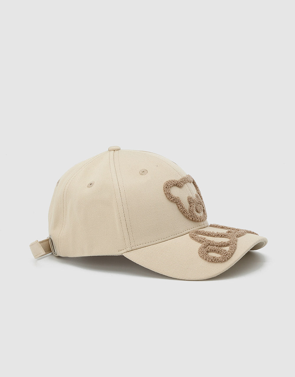 곰 자수 야구 모자