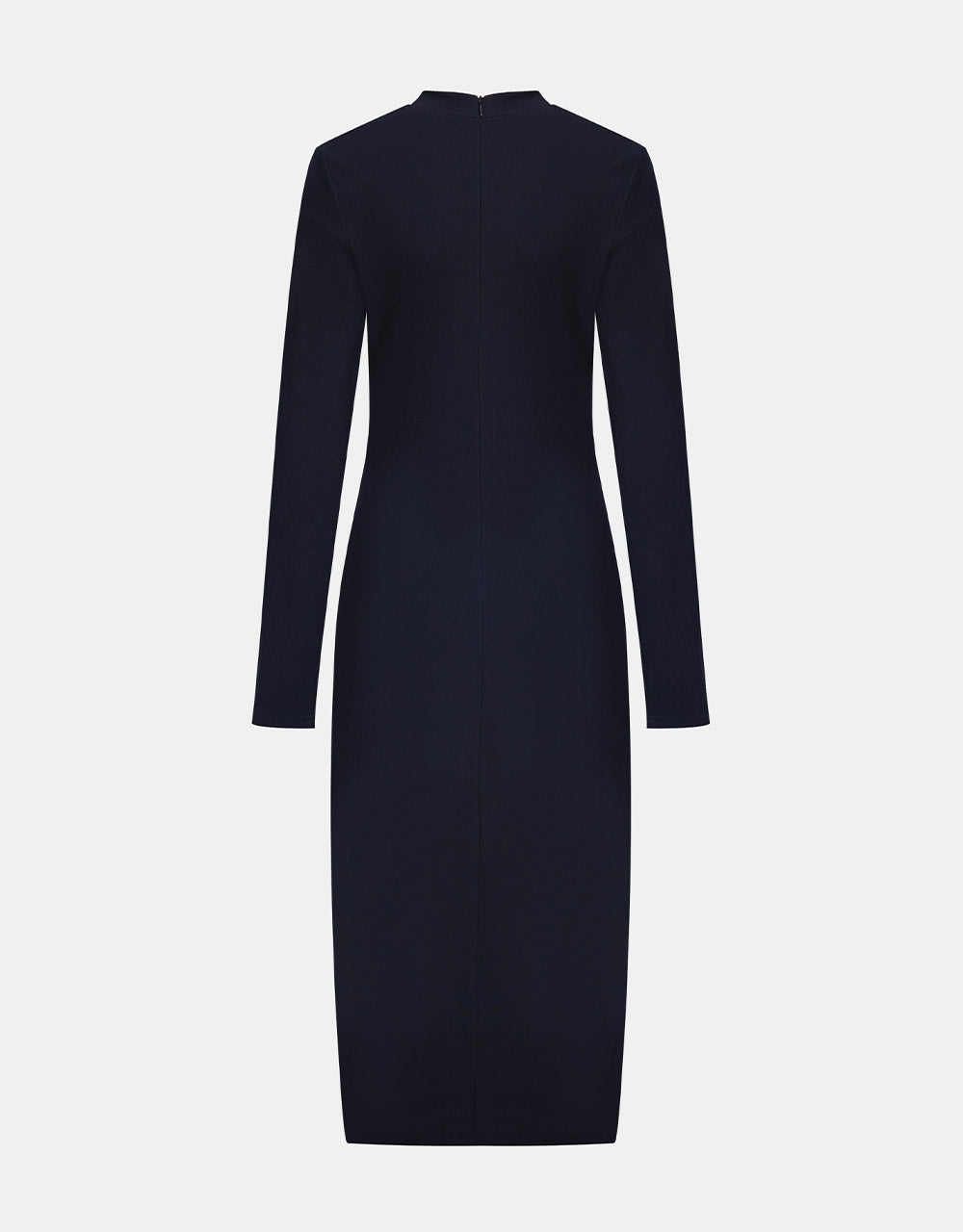 프론트 플리츠  스플릿 헴 바디콘 드레스